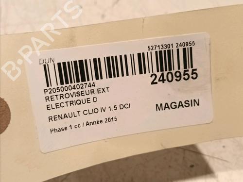Right mirror RENAULT CLIO IV (BH_) 1.5 dCi 90 | BP18896352C27 