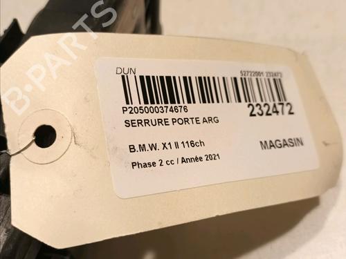 Rear left lock BMW X1 (F48) sDrive 16 d | BP16637368C100 