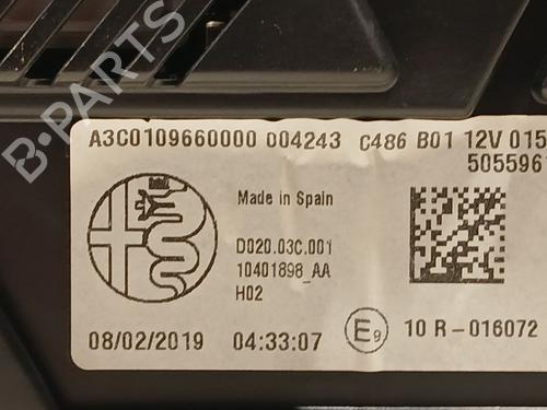 Instrument cluster ALFA ROMEO STELVIO (949_) 2.2 D (949.AXC1A) | BP21686417C47 