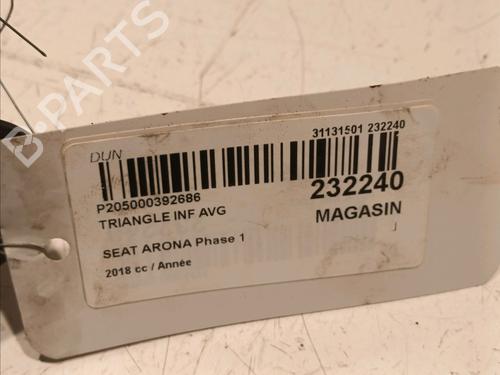 Left front suspension arm SEAT ARONA (KJ7, KJP) 1.6 TDI | BP18103941M12 
