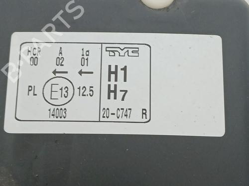 Right headlight SEAT ALTEA (5P1) 1.6 TDI | BP30899004C29