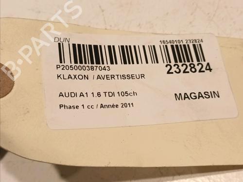 Horn AUDI A1 (8X1, 8XK) 1.6 TDI | BP17729880E13 