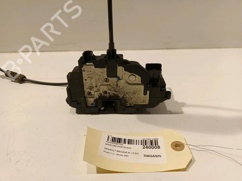 Used Front left lock RENAULT MEGANE III Hatchback (BZ0/1_, B3_) 1.5 dCi (86 hp) 17630538