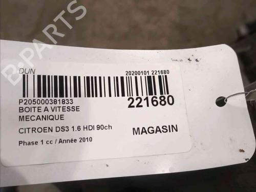 Gearbox CITROËN DS3 (SA_) 1.6 HDi 90 | BP21686311M3 