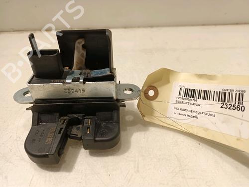 Tailgate lock VW GOLF VII (5G1, BQ1, BE1, BE2) 2.0 GTD (184 hp) 17134078