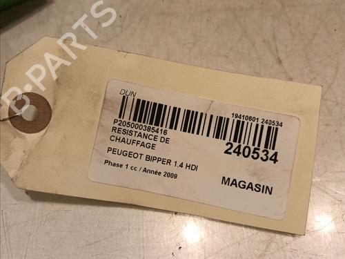 Heater resistor PEUGEOT BIPPER (AA_) 1.4 HDi | BP17381772M108 