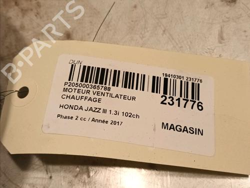 Heater blower motor HONDA JAZZ IV (GK_) 1.3 | BP16146216M62 