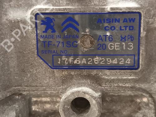 Gearbox PEUGEOT 208 I (CA_, CC_) 1.2 THP 110 | BP31579201M3 