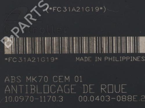 ABS pump PEUGEOT 206+ (2L_, 2M_) 1.4 i | BP30870969M43