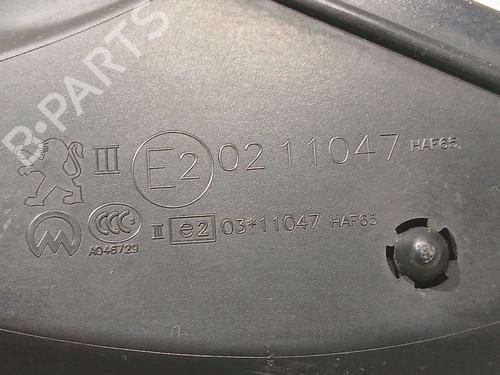 Right mirror PEUGEOT 208 I (CA_, CC_) 1.6 HDi / BlueHDi 75 | BP18731887C27 