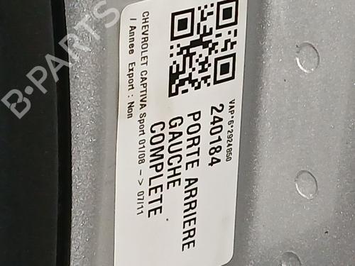 Left rear door CHEVROLET CAPTIVA (C100, C140) 2.0 D 4WD | BP20606474C4 