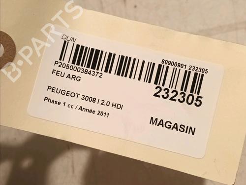 Left taillight PEUGEOT 3008 I MPV (0U_) 2.0 HDi | BP17371246C34 
