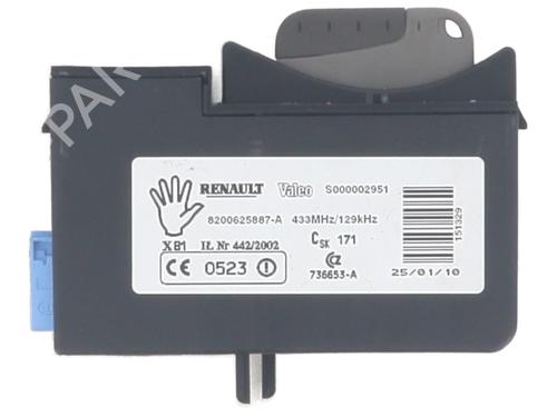 Lector de tarjetas RENAULT ESPACE IV (JK0/1_) 2.0 dCi (JK02, JK03) (131 hp) 29582574