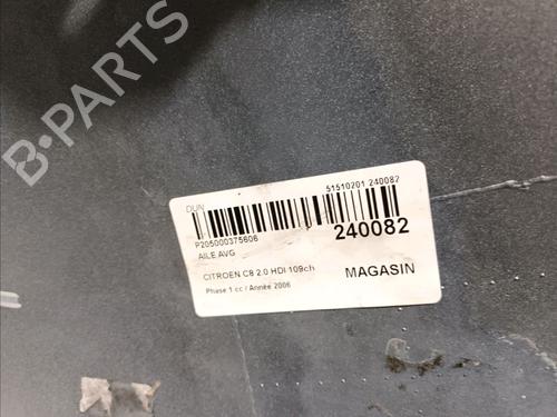 Left front fenders CITROËN C8 (EA_, EB_) 2.0 HDi | BP16706978C41 