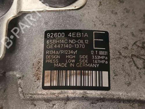 AC compressor NISSAN QASHQAI II (J11, J11_) 1.6 dCi | BP20602360M34 