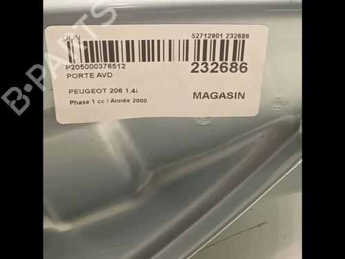 Right front door PEUGEOT 206 Hatchback (2A/C) 1.4 i | BP16781071C3 