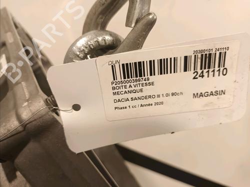 Gearbox DACIA SANDERO III 1.0 TCe 90 | BP18663513M3 