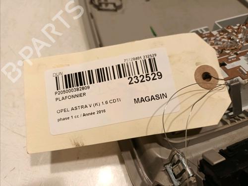 Interior roof light OPEL ASTRA J (P10) 1.6 CDTi (68) | BP17134088I8 