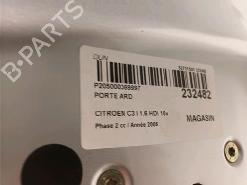 Right rear door CITROËN C3 I (FC_, FN_) 1.6 16V HDi | BP16276957C5 
