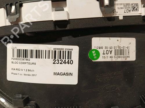 Instrument cluster KIA RIO IV (YB, SC, FB) 1.25 | BP17729999C47