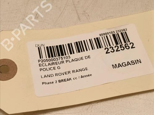 Licence plate light LAND ROVER RANGE ROVER EVOQUE (L538) 2.0 D | BP16555387I40 