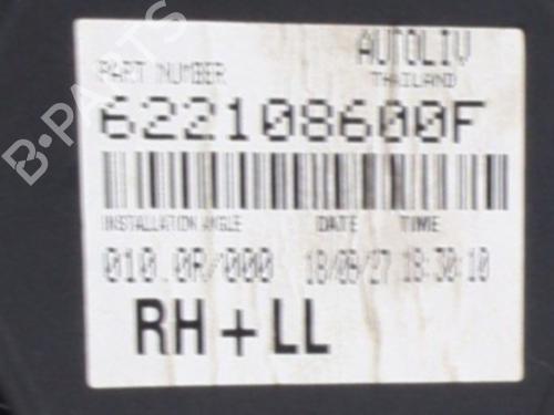 Front right seatbelt MITSUBISHI MIRAGE / SPACE STAR VI Hatchback (A0_A) 1.0 (A05A) | BP36595302I25 - Image 6