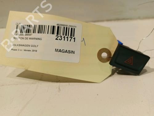 Used Warning switch VW GOLF SPORTSVAN VII (AM1, AN1) 1.0 TSI (115 hp) 17662696