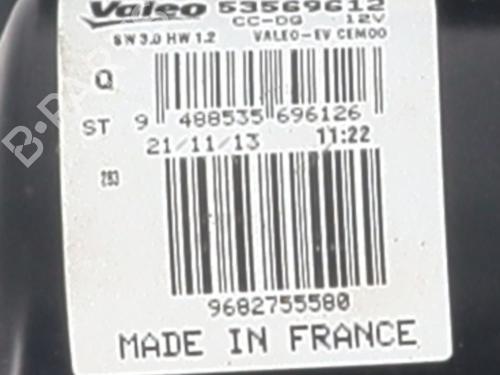 Front wiper motor CITROËN C5 III (RD_) 2.0 HDi 140 (RDRHF8, RDRHFA, RDRHA8, RDRHAJ) | BP28349977M29 
