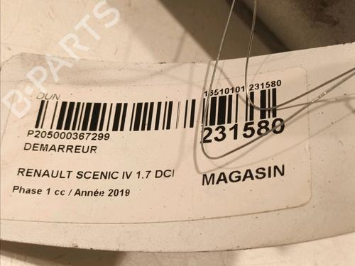 Starter RENAULT SCÉNIC IV (J9_) 1.7 Blue dCi 120 (J9A7, J9A8) | BP16313506M8 