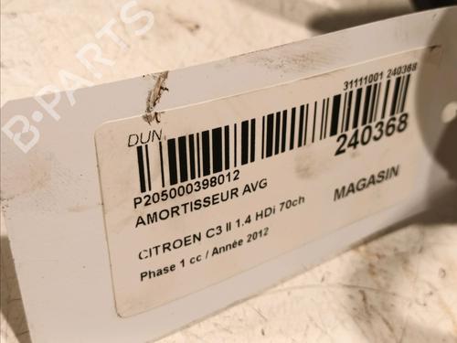 Left front shock absorber CITROËN C3 II (SC_) 1.4 HDi 70 (SC8HZC, SC8HR0, SC8HP4) | BP18476481M16 