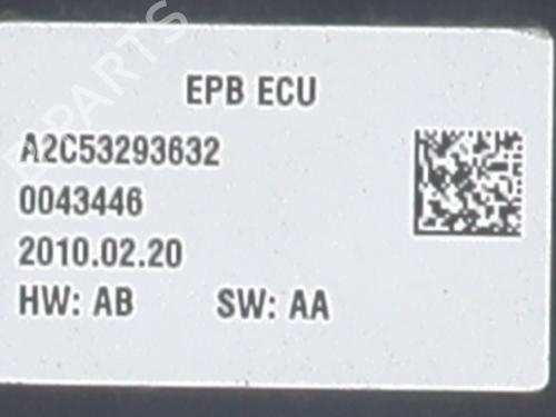 Electric handbrake PEUGEOT 5008 (0U_, 0E_) 1.6 HDi | BP30717562E5 