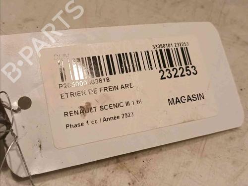 Right rear brake caliper RENAULT SCÉNIC III (JZ0/1_) 1.6 16V (JZ0U, JZ1B) | BP20604803M106 