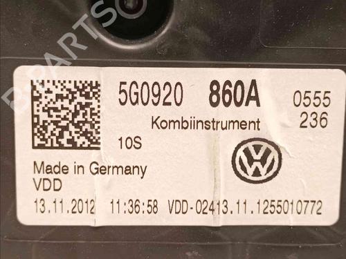 Instrument cluster VW GOLF VII (5G1, BQ1, BE1, BE2)  | BP21782289C47 