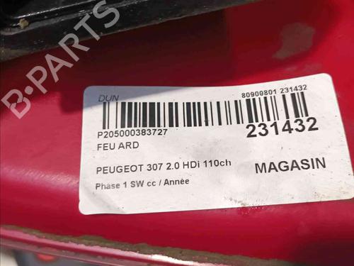 Right taillight PEUGEOT 307 SW (3H) 2.0 HDI 110 | BP20605493C35 