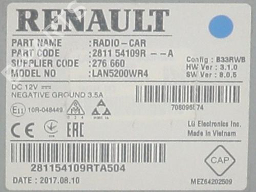 Radio FIAT TALENTO Van (296_) 1.6 D | BP40027087E6 - Image 5