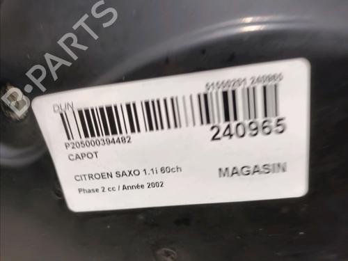 Hood CITROËN SAXO (S0, S1) 1.1 X, SX | BP18058117C1 
