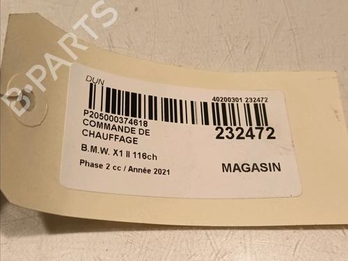 Climate control BMW X1 (F48) sDrive 16 d | BP16637257I5 