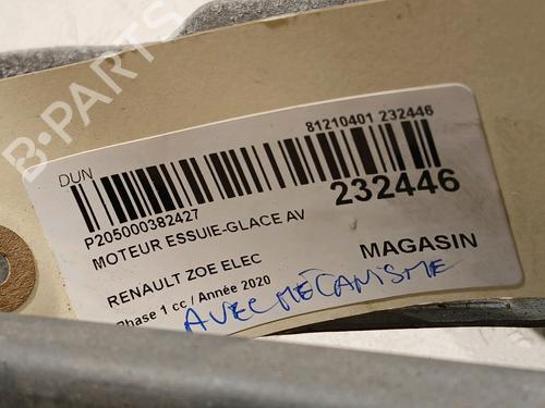 Front wiper motor RENAULT ZOE (BFM_) ZOE (BFMD) | BP17241520M29 