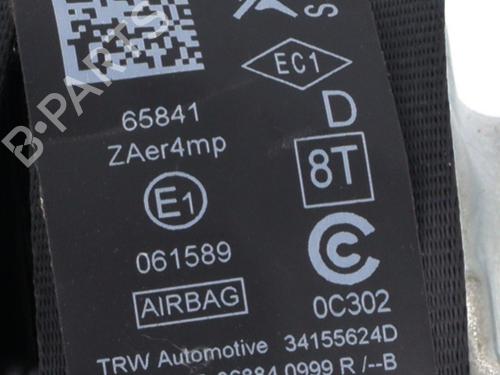 Front right seatbelt RENAULT TWINGO III (BCM_, BCA_) 1.0 SCe 70 | BP33191524I25 - Image 3