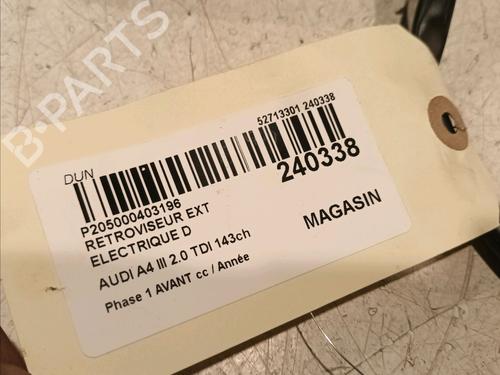 Right mirror AUDI A4 B8 Avant (8K5) 2.0 TDI | BP18953544C27 