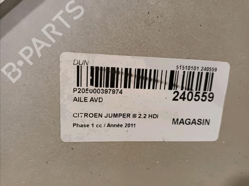 Right front fenders CITROËN JUMPER II Van 2.2 HDi 120 | BP18326771C42 