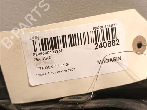 Right taillight CITROËN C1 (PM_, PN_) 1.0 | BP18896415C35 