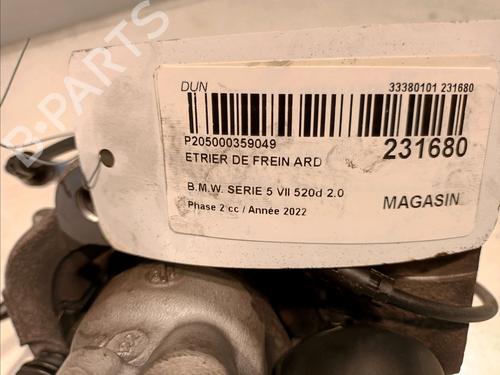 Right rear brake caliper BMW 5 (G30, F90) 520 d Mild-Hybrid | BP15643053M106 