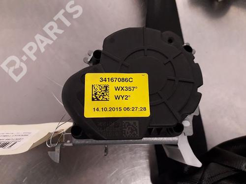Høyre bak beltestrammer RENAULT TWINGO III (BCM_, BCA_) 1.0 SCe 70 | BP9324727C90 