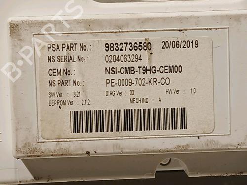 Instrument cluster PEUGEOT 308 II (LB_, LP_, LW_, LH_, L3_) 1.5 BlueHDi 130 | BP17315453C47 