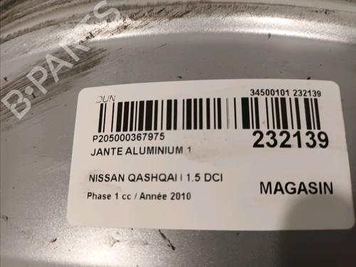 Rim NISSAN QASHQAI I (J10, NJ10) 1.5 dCi | BP16403953C45