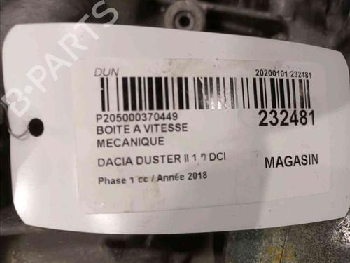 Gearbox DACIA DUSTER (HM_) 1.5 dCi 110 (HMAB) | BP16313528M3 