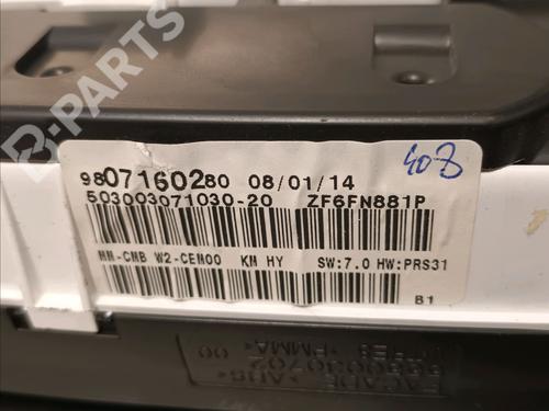 Instrument cluster PEUGEOT 508 I (8D_) 2.0 HDi Hybrid4 AWC | BP12104992C47 