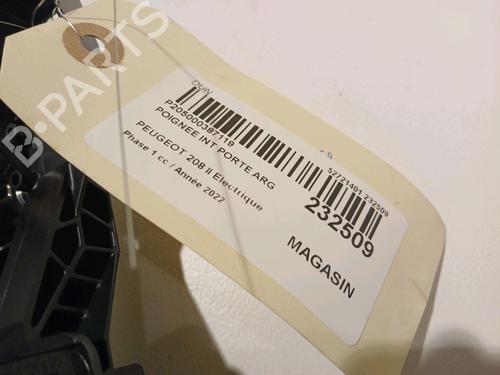 Rear left interior door handle PEUGEOT 208 II (UB_, UP_, UW_, UJ_) e-208 | BP17527654I15 