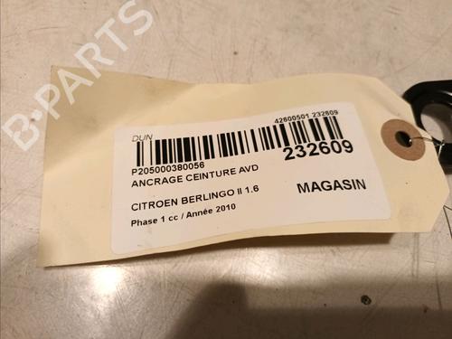 Seat buckle CITROËN BERLINGO MULTISPACE (B9) 1.6 HDi 90 | BP17037028I32 